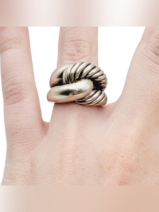 Jewelry - David Yurman Cable Infinity Knot 925 Sterling Silver Size 7 Width-15 mm